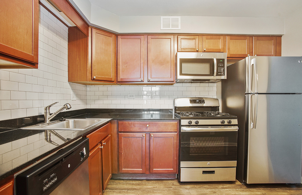 luxury highwood apartment kitchen
