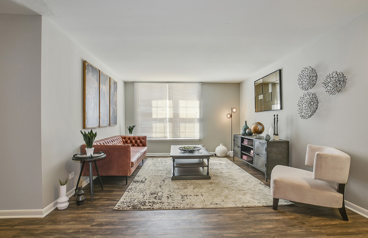 luxury highwood apartment living room