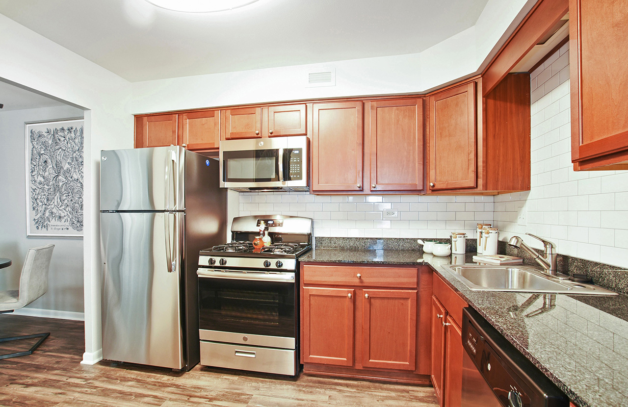 luxury highwood apartment kitchen